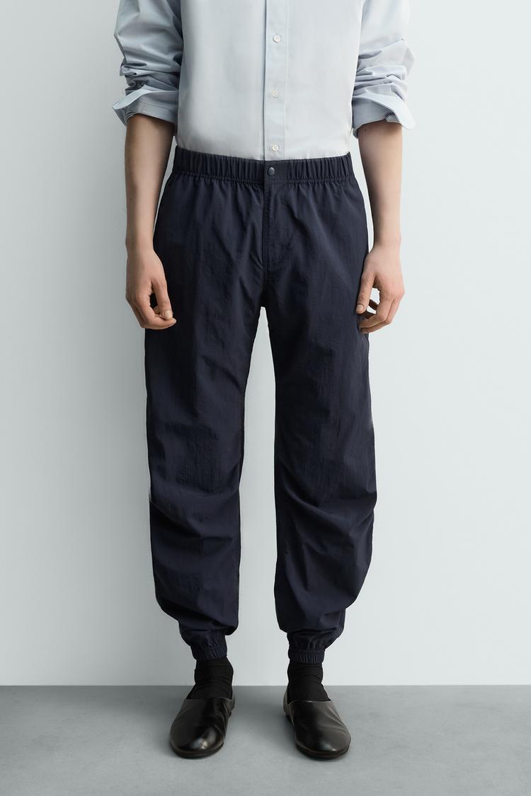 ZARA RELAXED FIT TECHNICAL TROUSERS