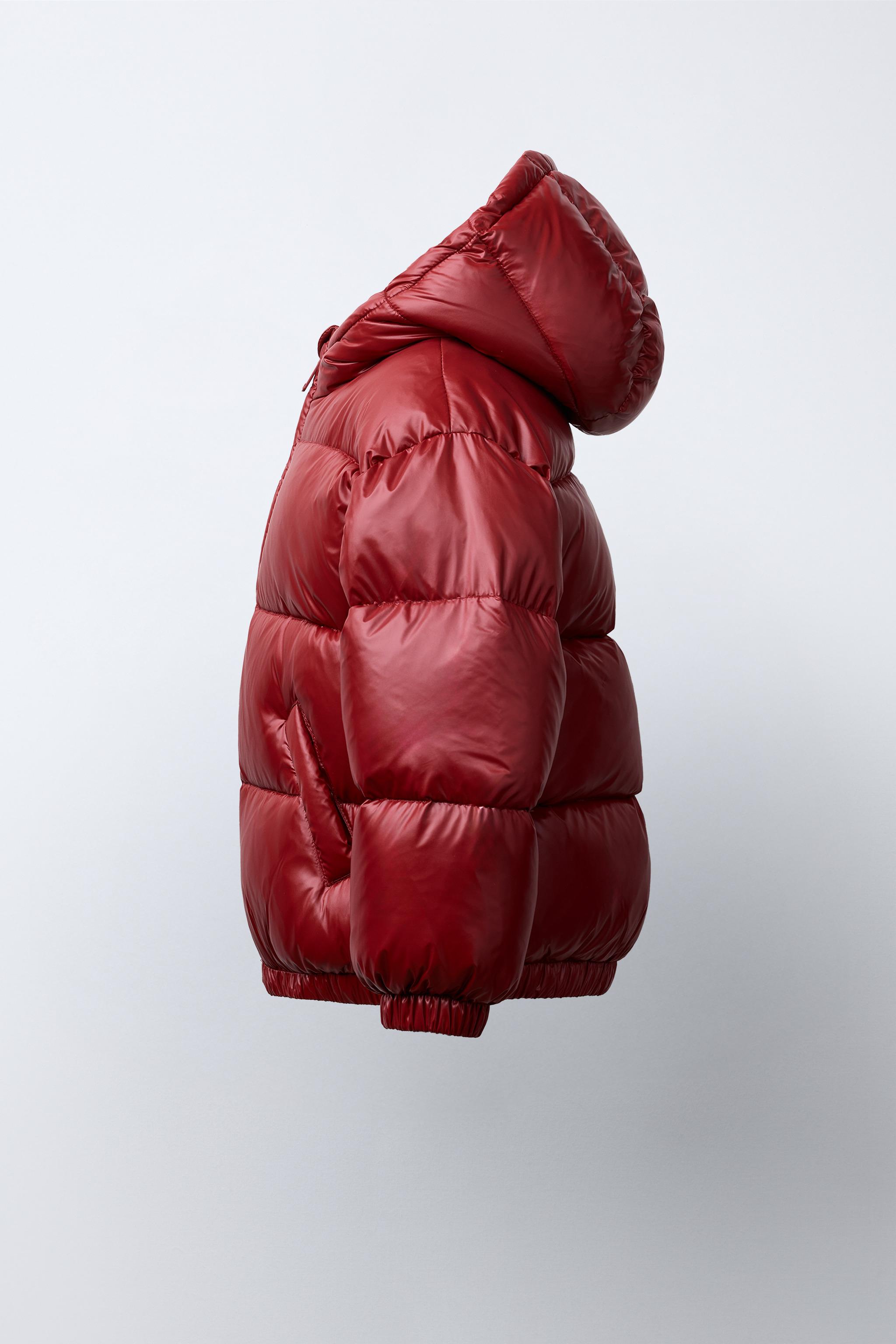 50% FEATHER AND DOWN WATER REPELLENT WINDPROOF HOODED PUFFER COAT