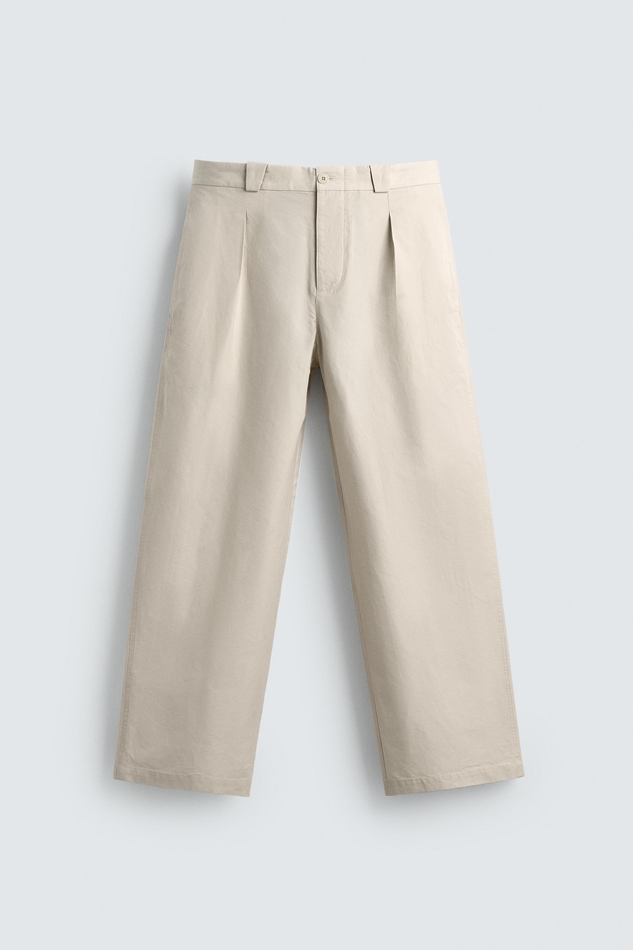PANTALON STRAIGHT FIT COTON ET LYOCELL