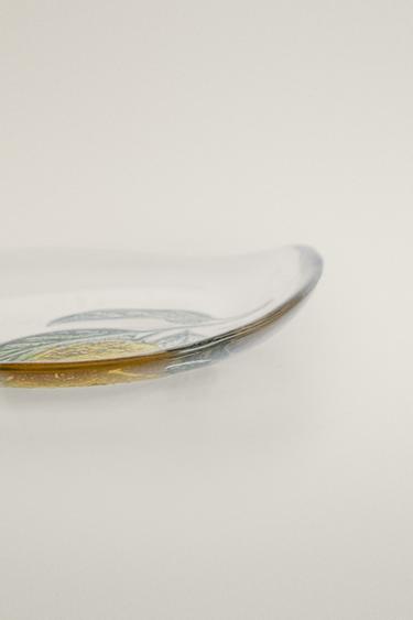 LEMON GLASS SIDE PLATE - Yellow by Zara - Image 3