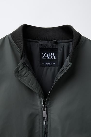NYLON BOMBER JACKET WITH POCKETS - Khaki by Zara - Image 2