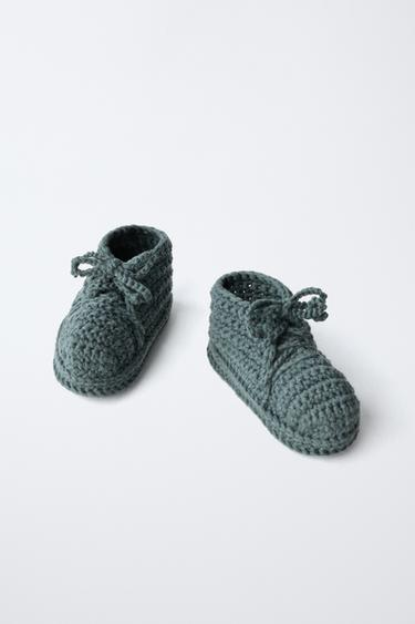 BOOTIES WITH BOW - Blue by Zara - Image 2