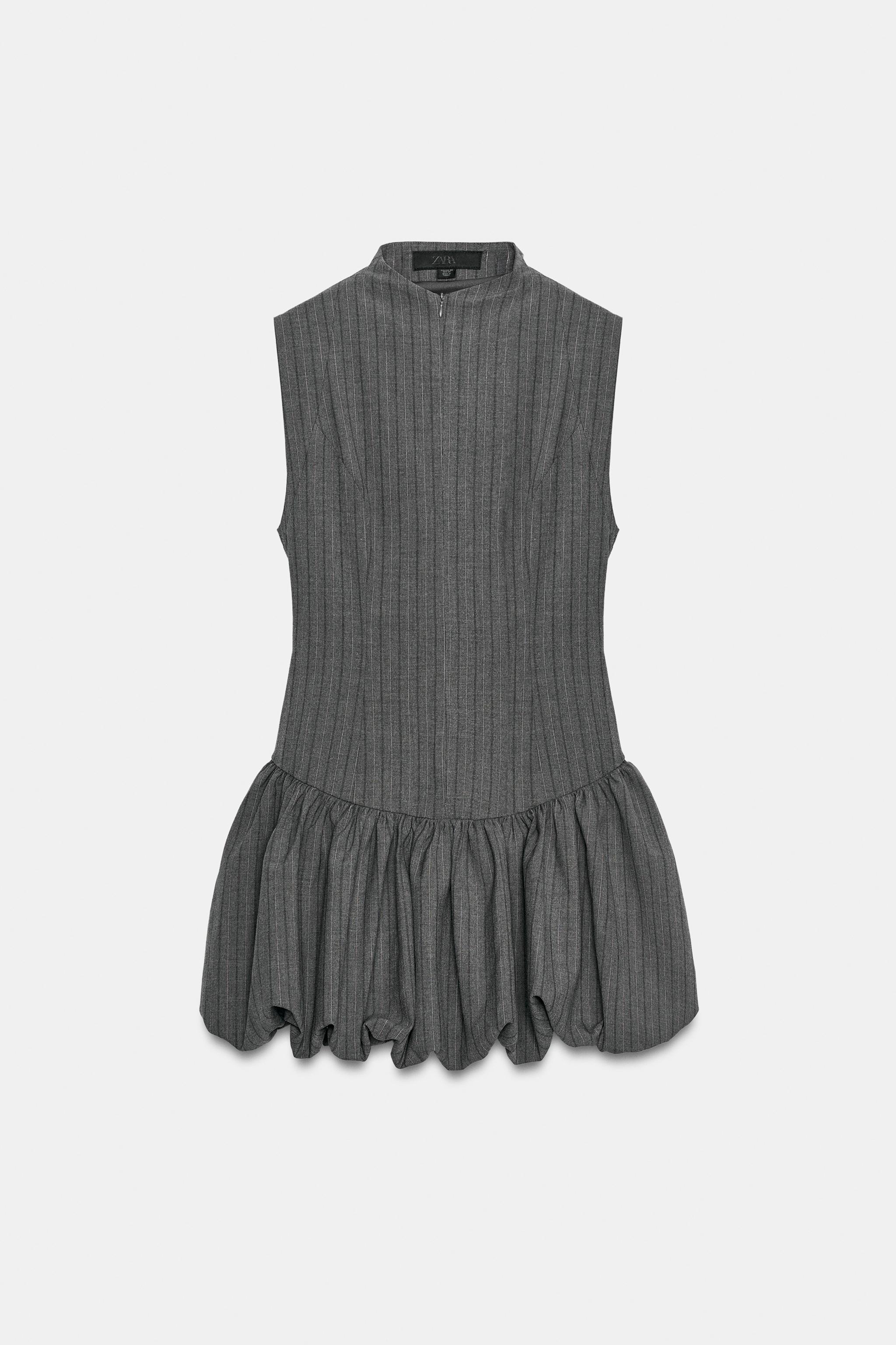 Bubble Hem Mini Dress