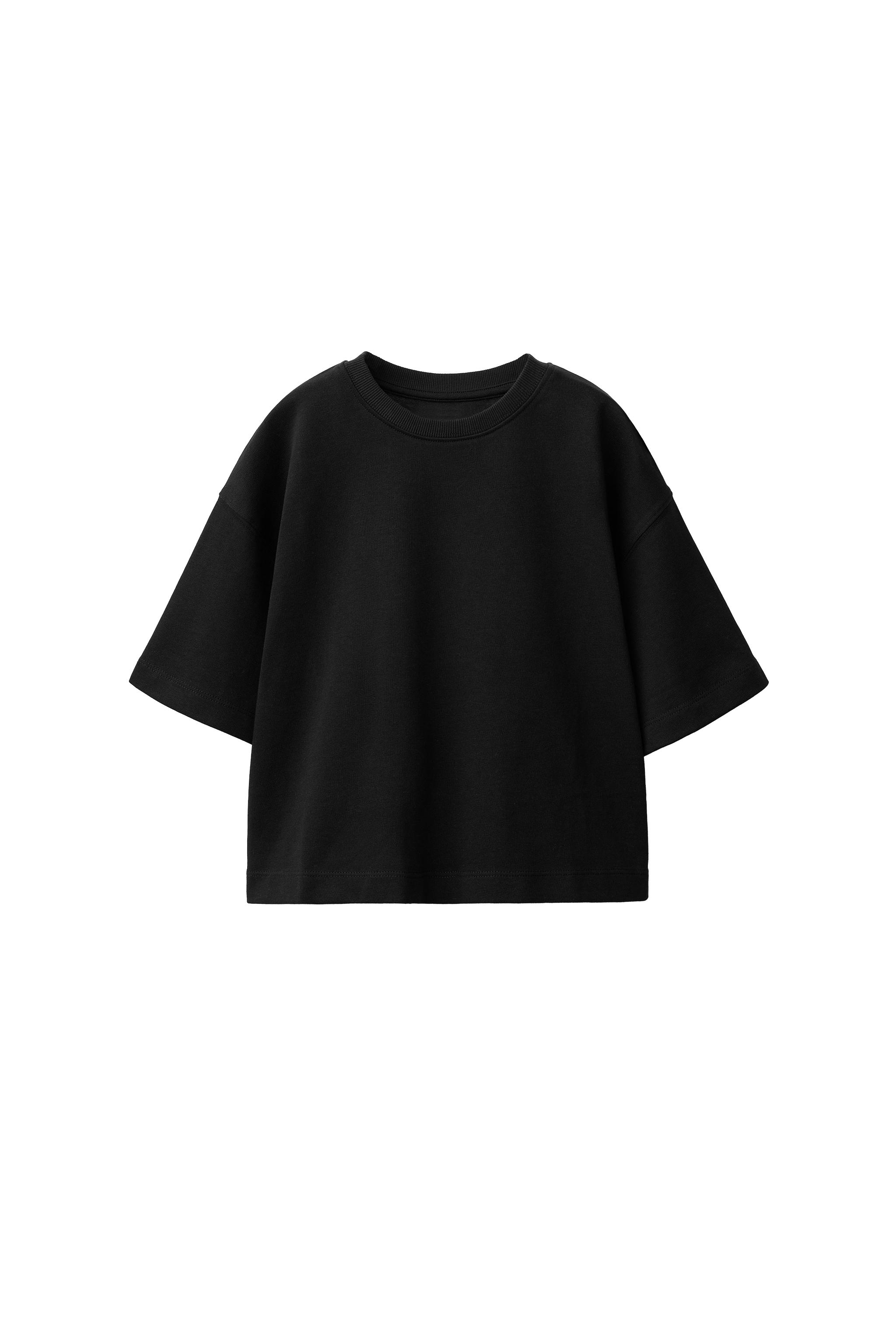 CAMISETA LISA HEAVY WEIGHT - Beringela-escuro | ZARA Brasil