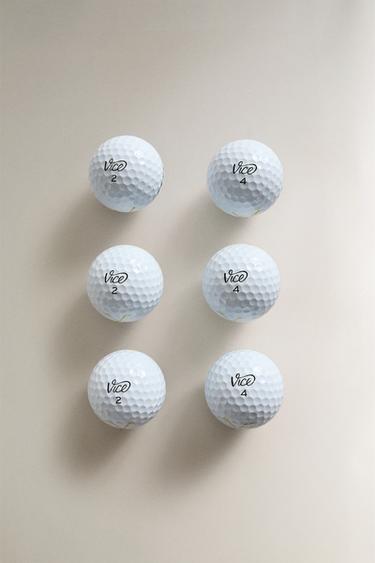 PACK OF VICE PRO EVEN GOLF BALLS (PACK OF 6) - Multicoloured by Zara