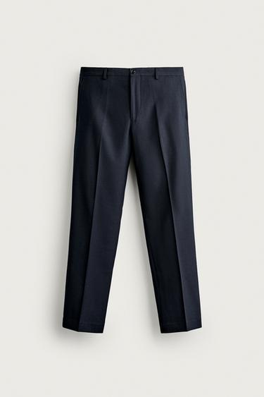 QUẦN âu REGULAR FIT THIẾT KẾ THOẢI MÁI - Màu xanh nước biển từ Zara