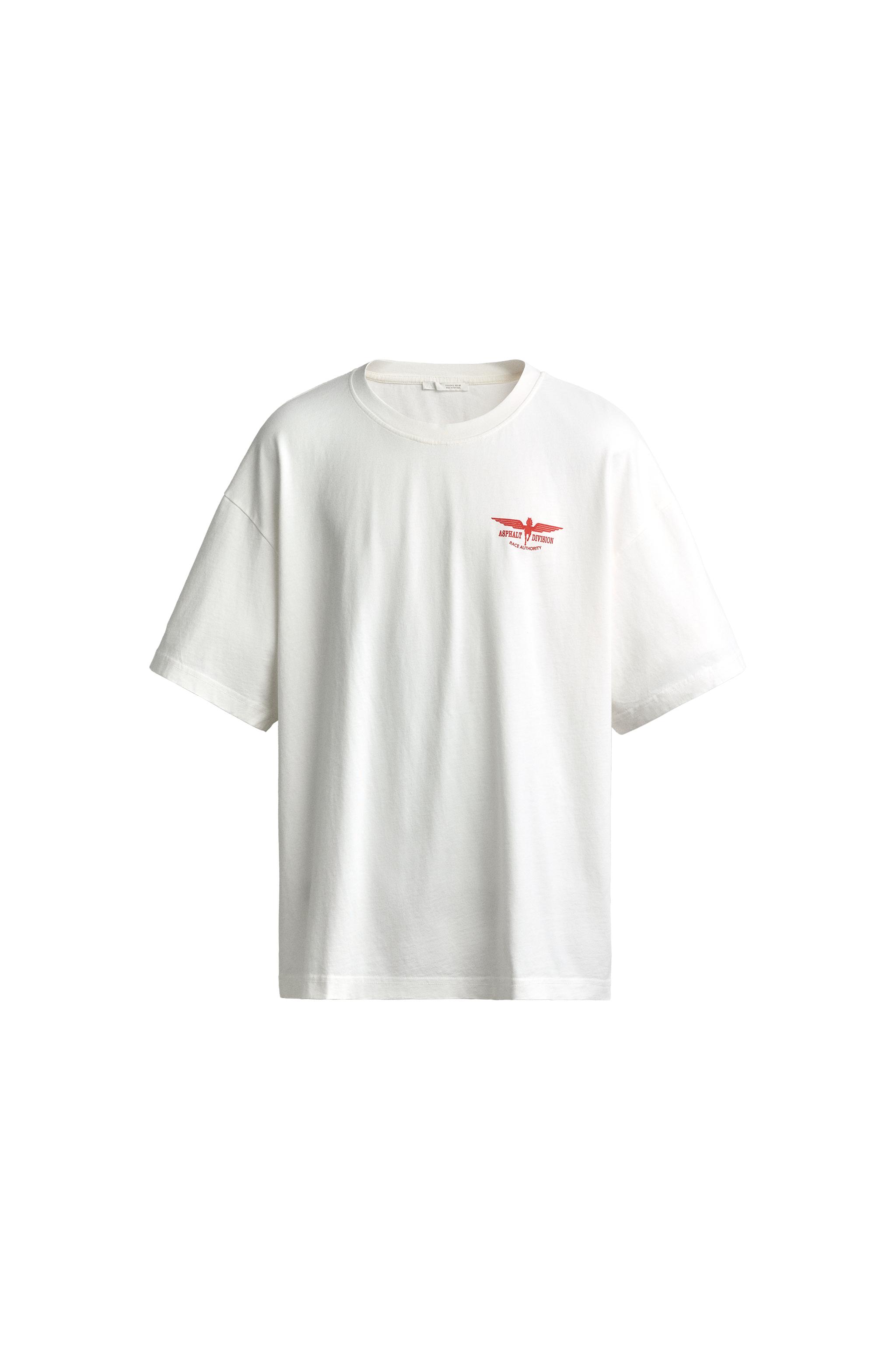 CAMISETA RELAXED FIT GRÁFICOS COMBINADOS