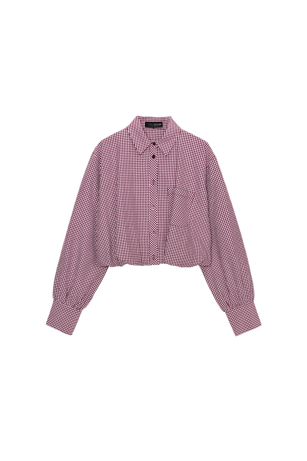 GINGHAM BALLOON SHIRT - image 3