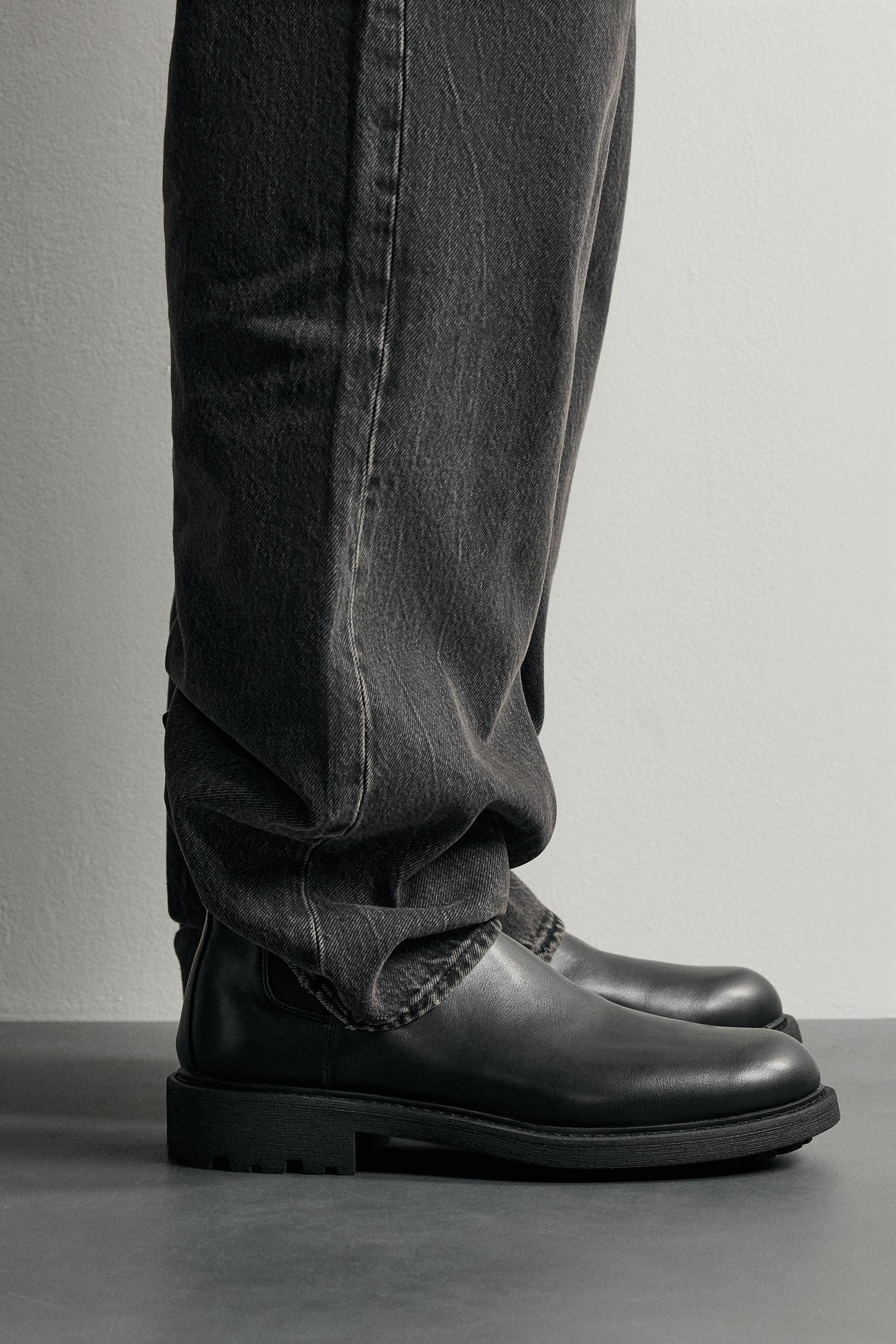 Мужские ботинки Zara TRACK SOLE CHELSEA BOOTS
