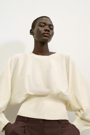 JERSEY MANGA MURCIÉLAGO - Crudo de Zara