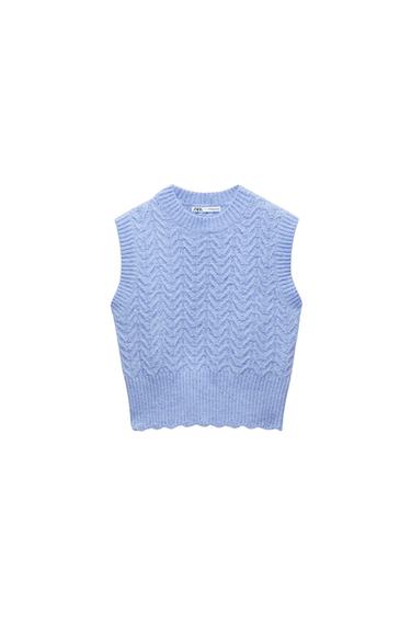 KNITTED WAISTCOAT