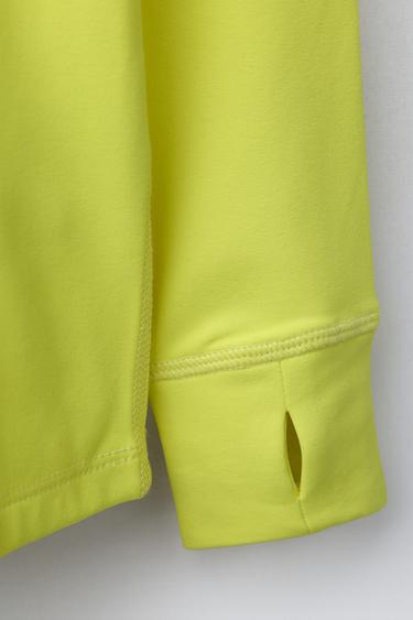T-SHIRT THERMIQUE RESPIRANT SKI COLLECTION - Jaune fluo de Zara - Image 3