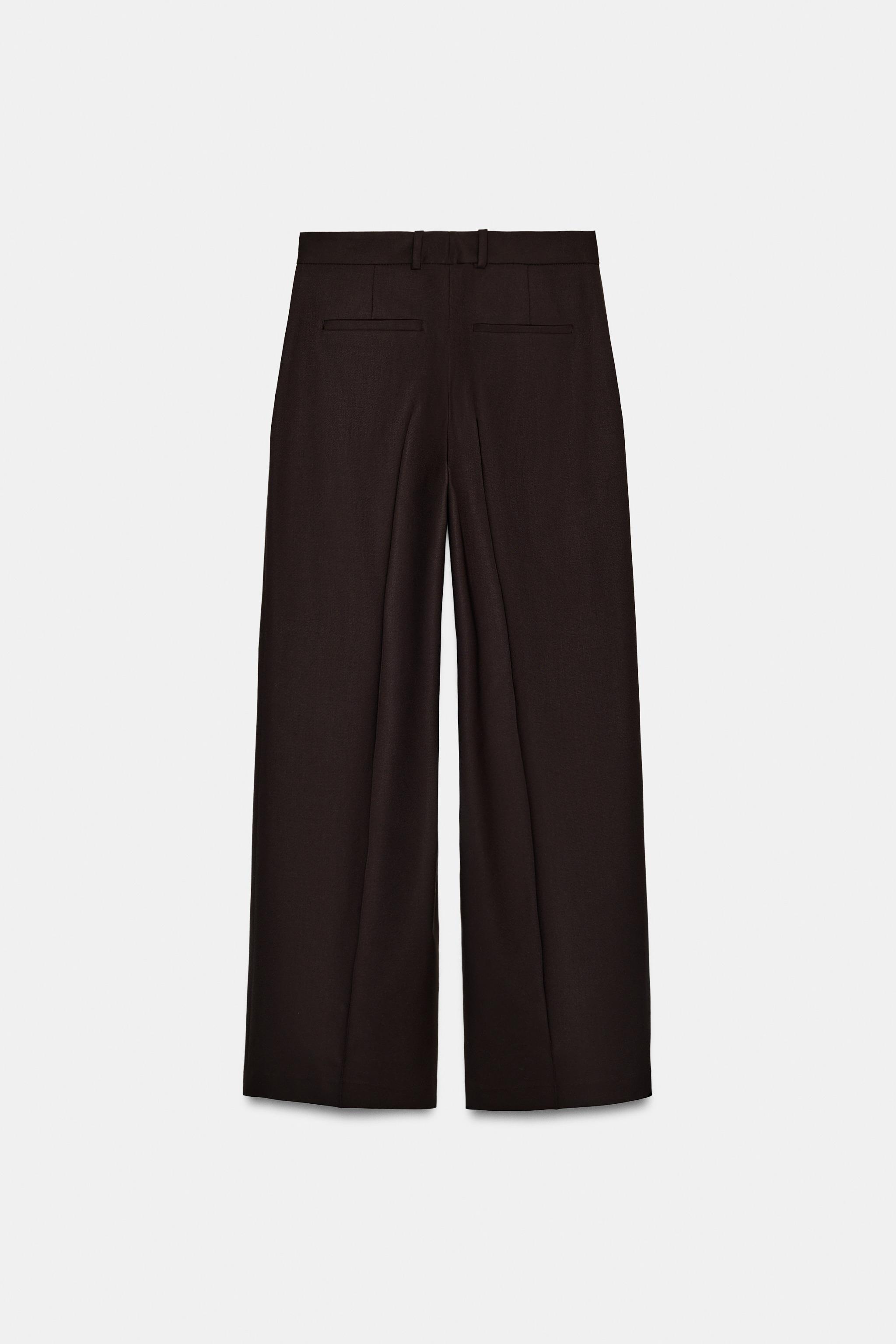 PENSLİ DÜZ KESİM PANTOLON - Görsel 5
