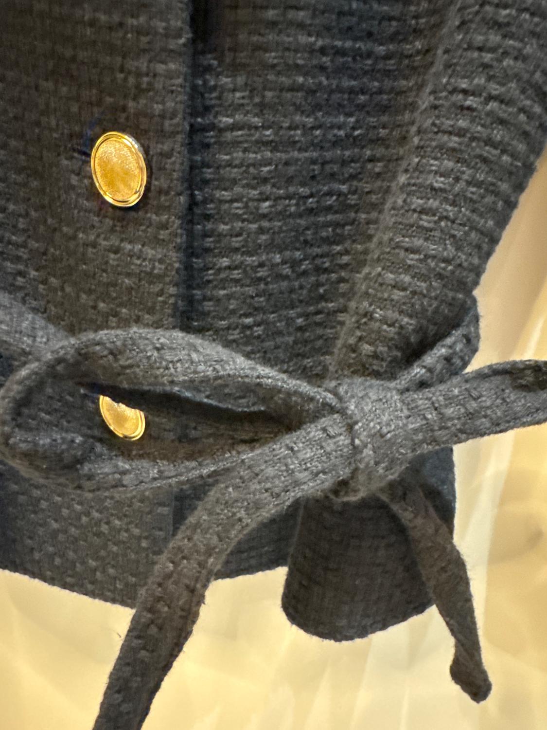 BELTED WOVEN JACKET - Image 3
