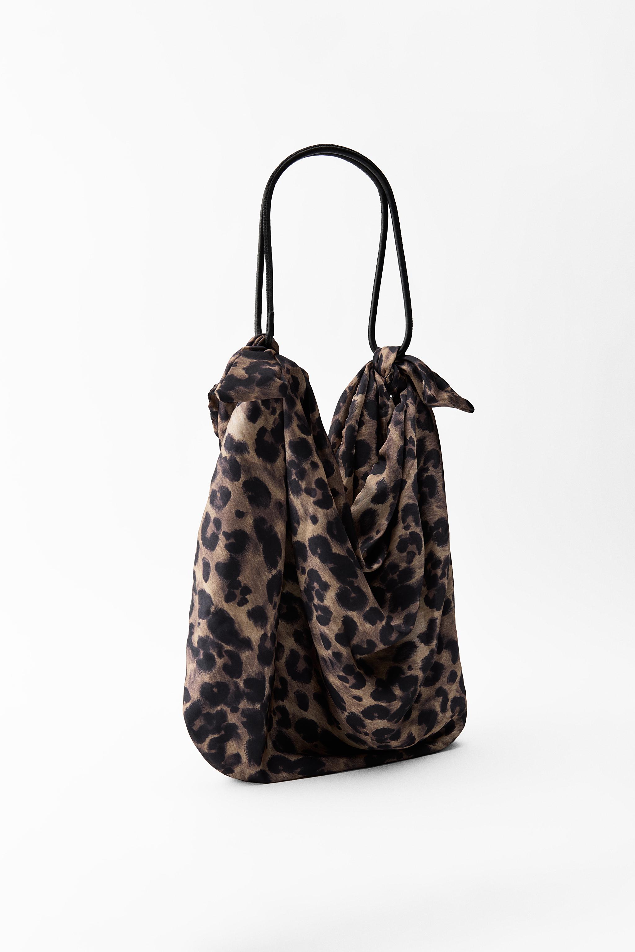 Animal print mini tote bag zara sale