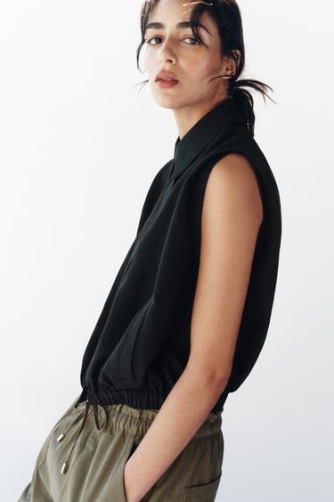 GILET BALLON - Noir de Zara - Image 2