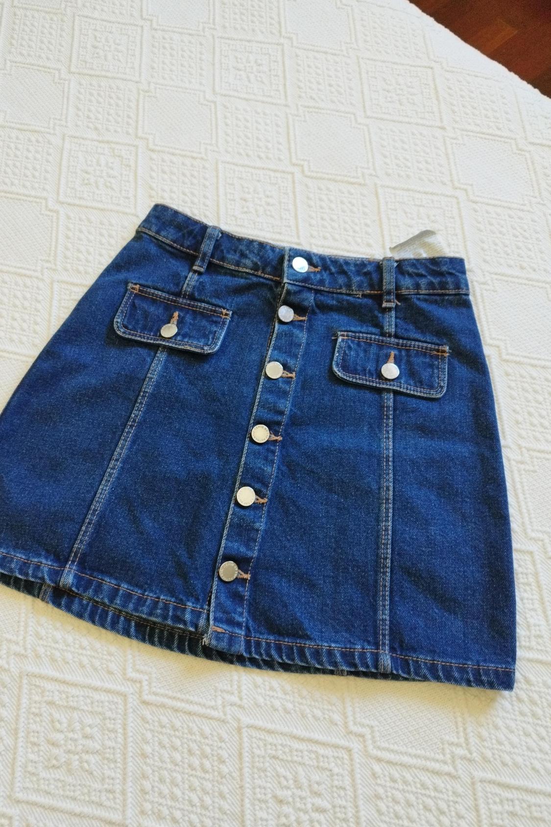DENIM MINI SKIRT - Image 2