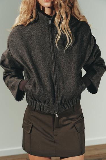 VESTE BOMBER SOFT - Marron foncé de Zara - Image 3