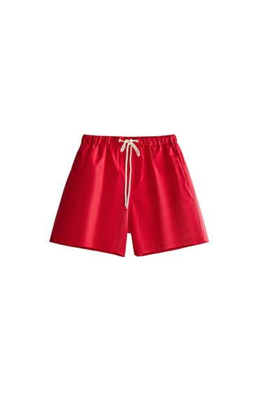 RED BEACH SWIMMING TRUNKS - Red by Zara