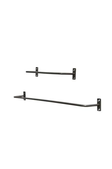 TOALLERO METAL OSCURO - Negro de Zara