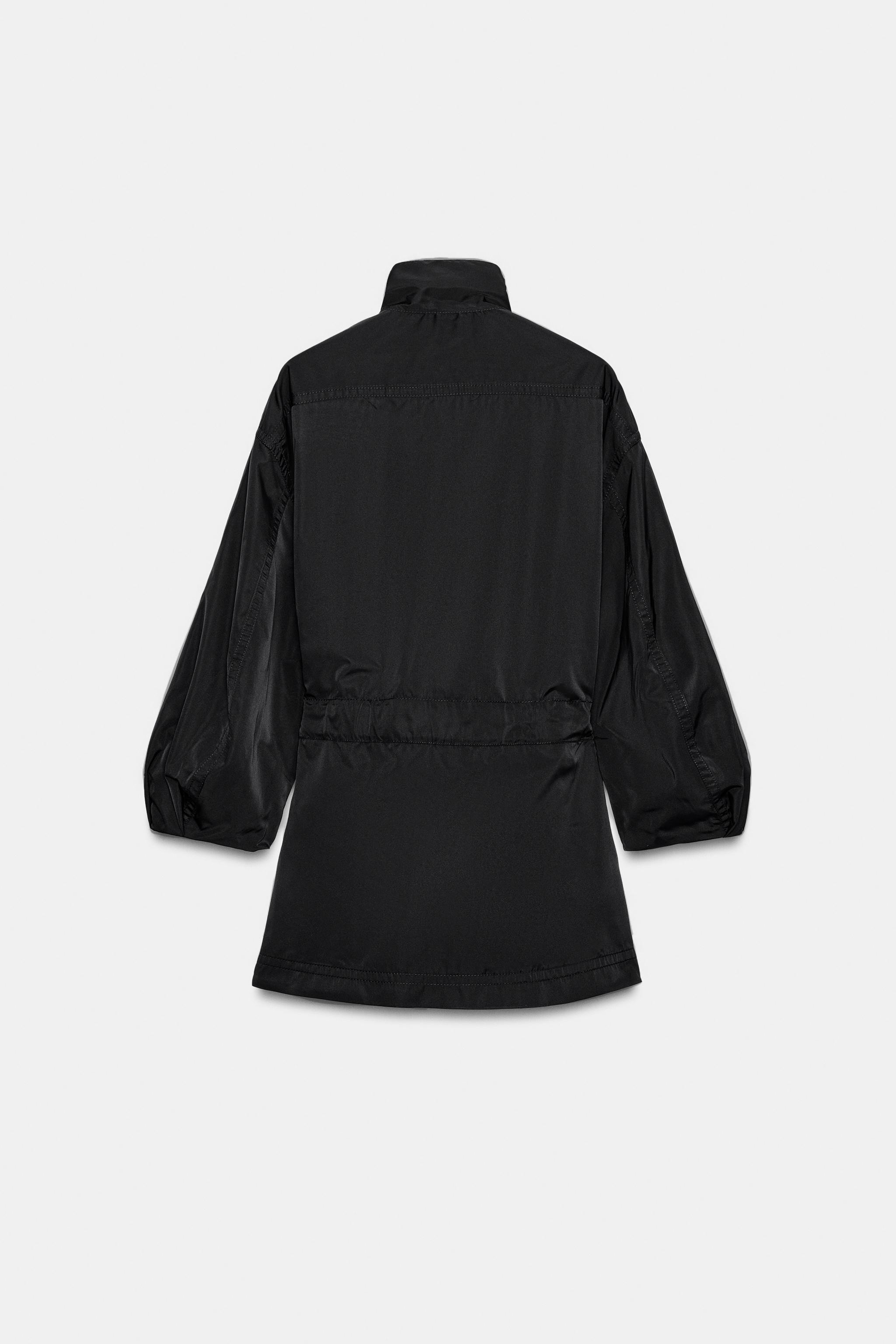 Женские куртки Zara ZW COLLECTION BELTED JACKET — фото 7