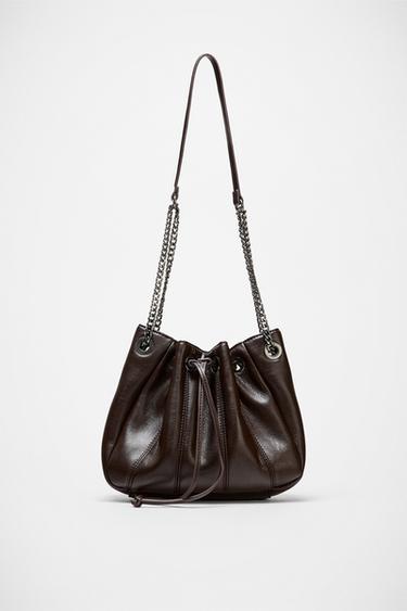 Zara KROOGITUD KETT-KOTT - Brown