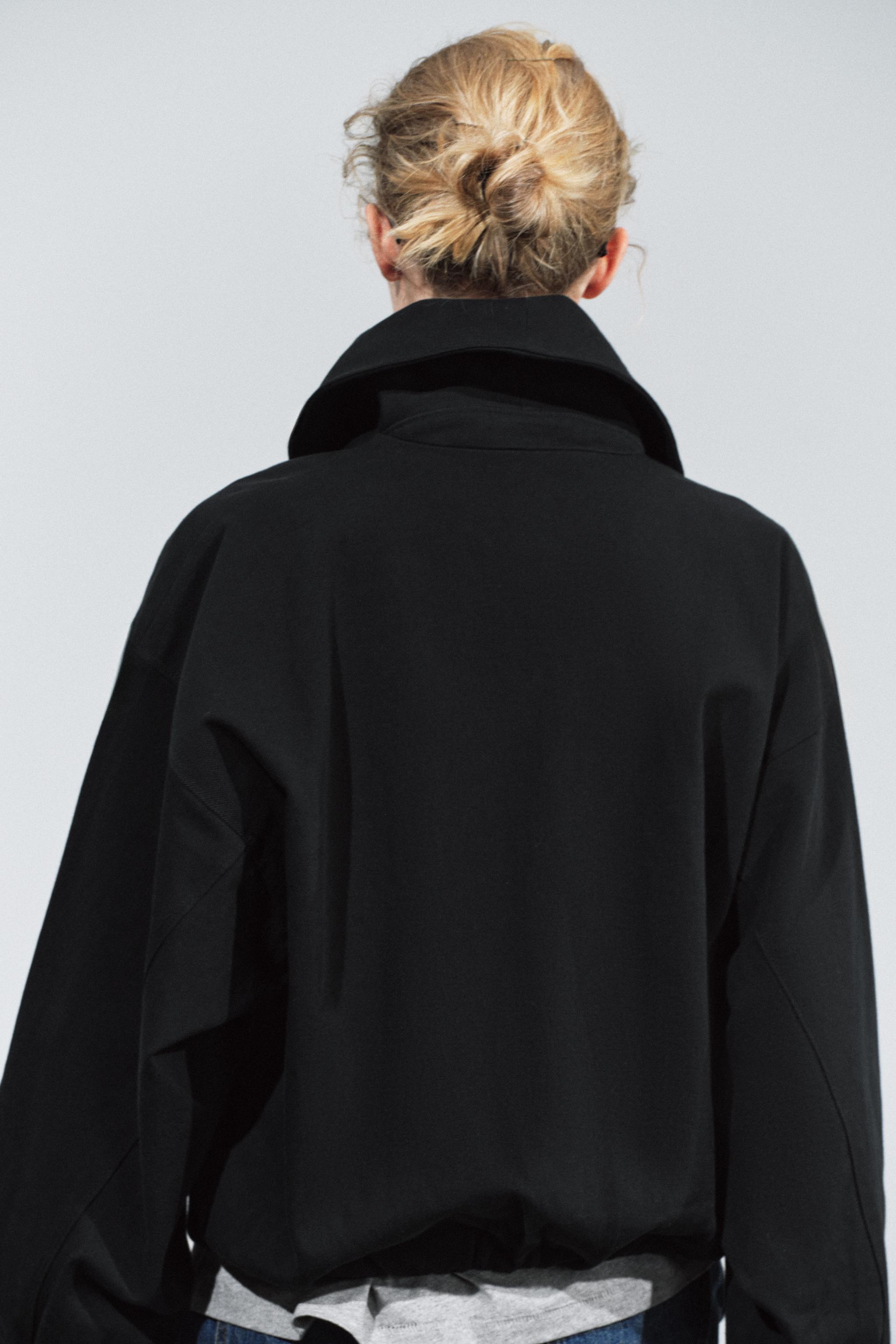 ZW COLLECTION BUCKLE CROPPED JACKET