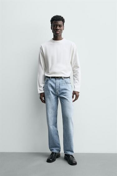 ДЖИНСИ STRAIGHT FIT - Блакитний Zara