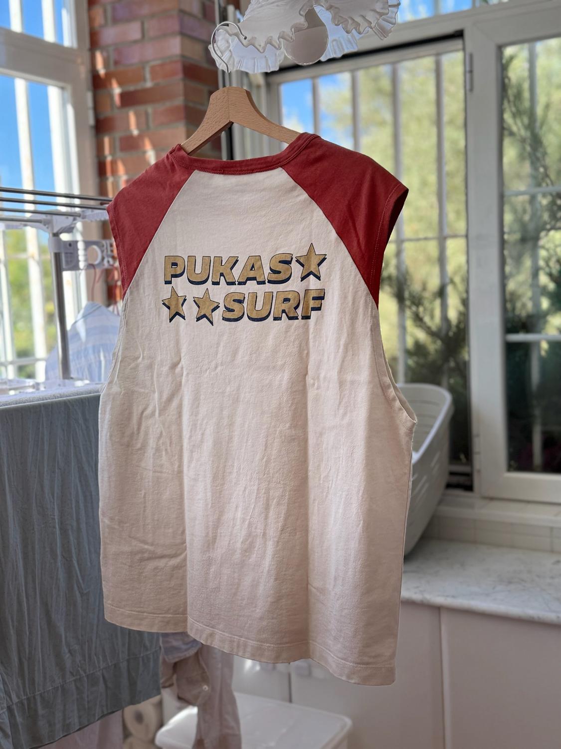 ΜΠΛΟΥΖΑ TANK ΜΕ ΧΡΩΜΑΤΙΣΤΑ ΤΜΗΜΑΤΑ PUKAS SURF X ZARA - Image 2