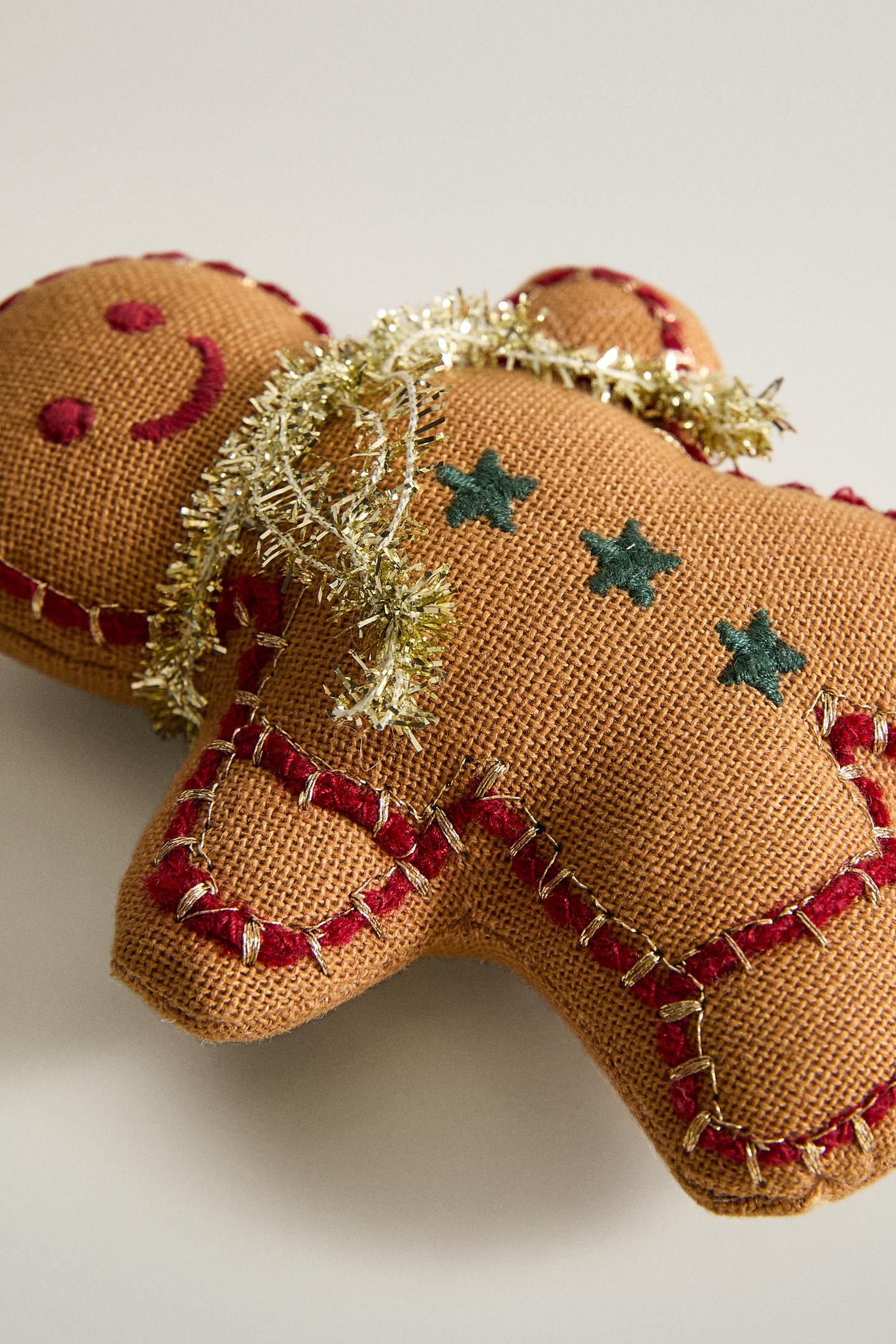 Ёлочные украшения Zara Gingerbread Man Christmas Tree Decoration, цвет: Карамельный — фото 4