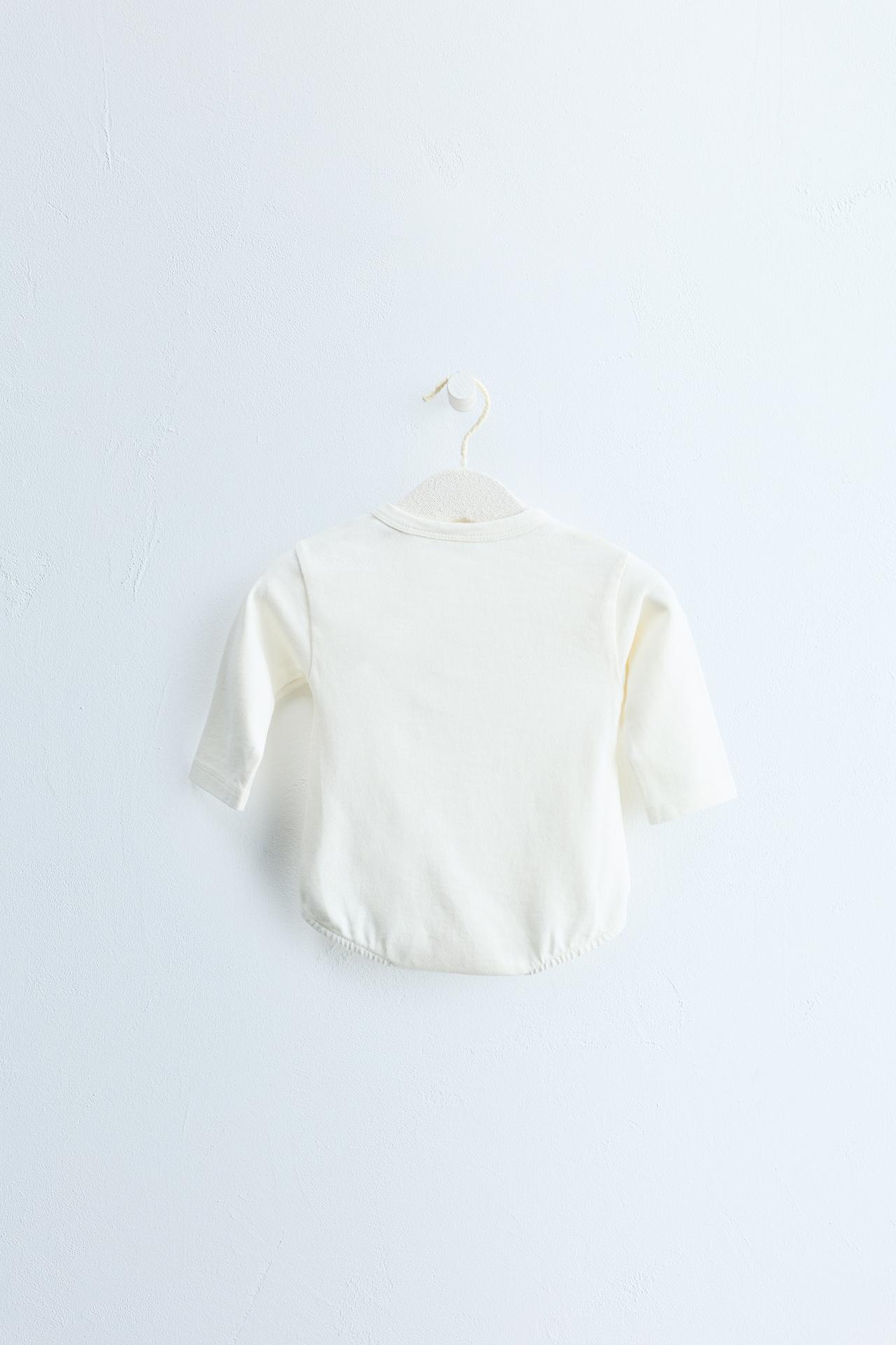 Zara Timeless - Solid-Color Bodysuit — Mid-ecru