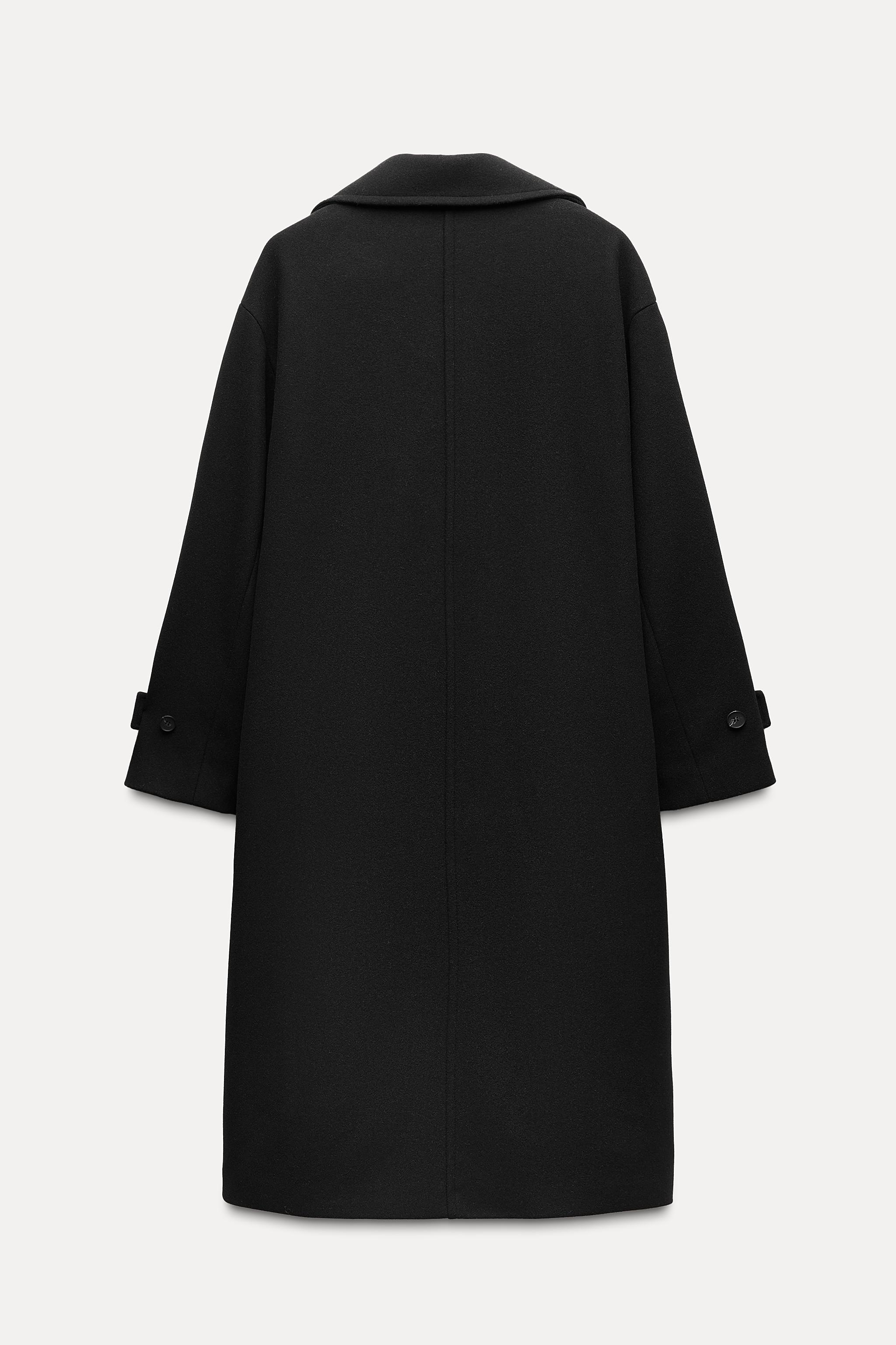 MANTEAU OVERSIZE SOFT Noir ZARA Canada