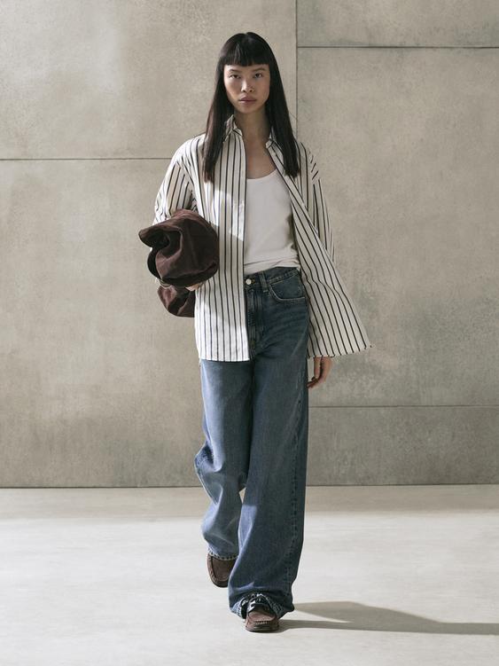 100% cotton striped shirt