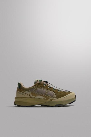 CAPRA APROX TREKKING SNEAKERS — Khaki Green 1