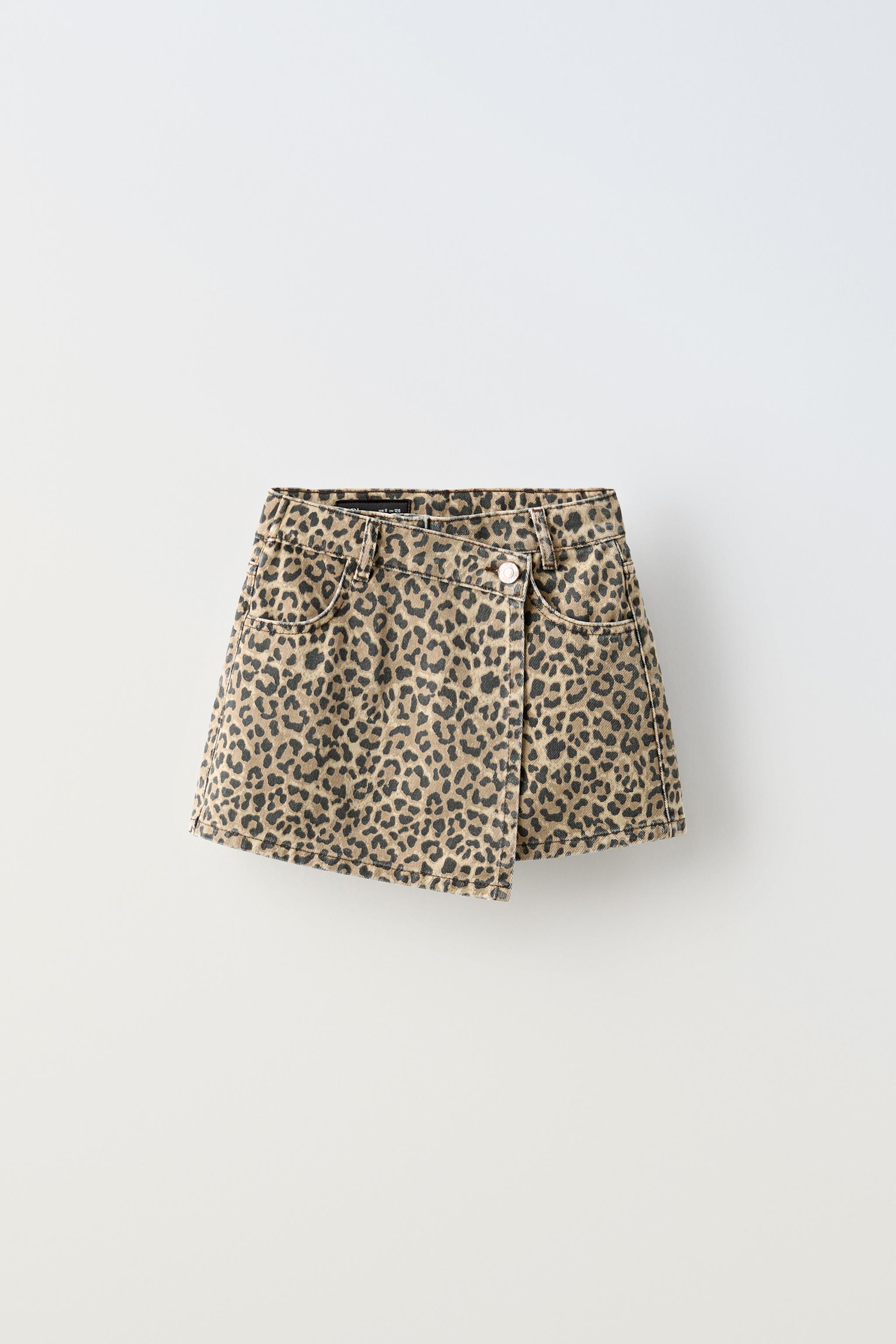 Jupe zara leopard best sale