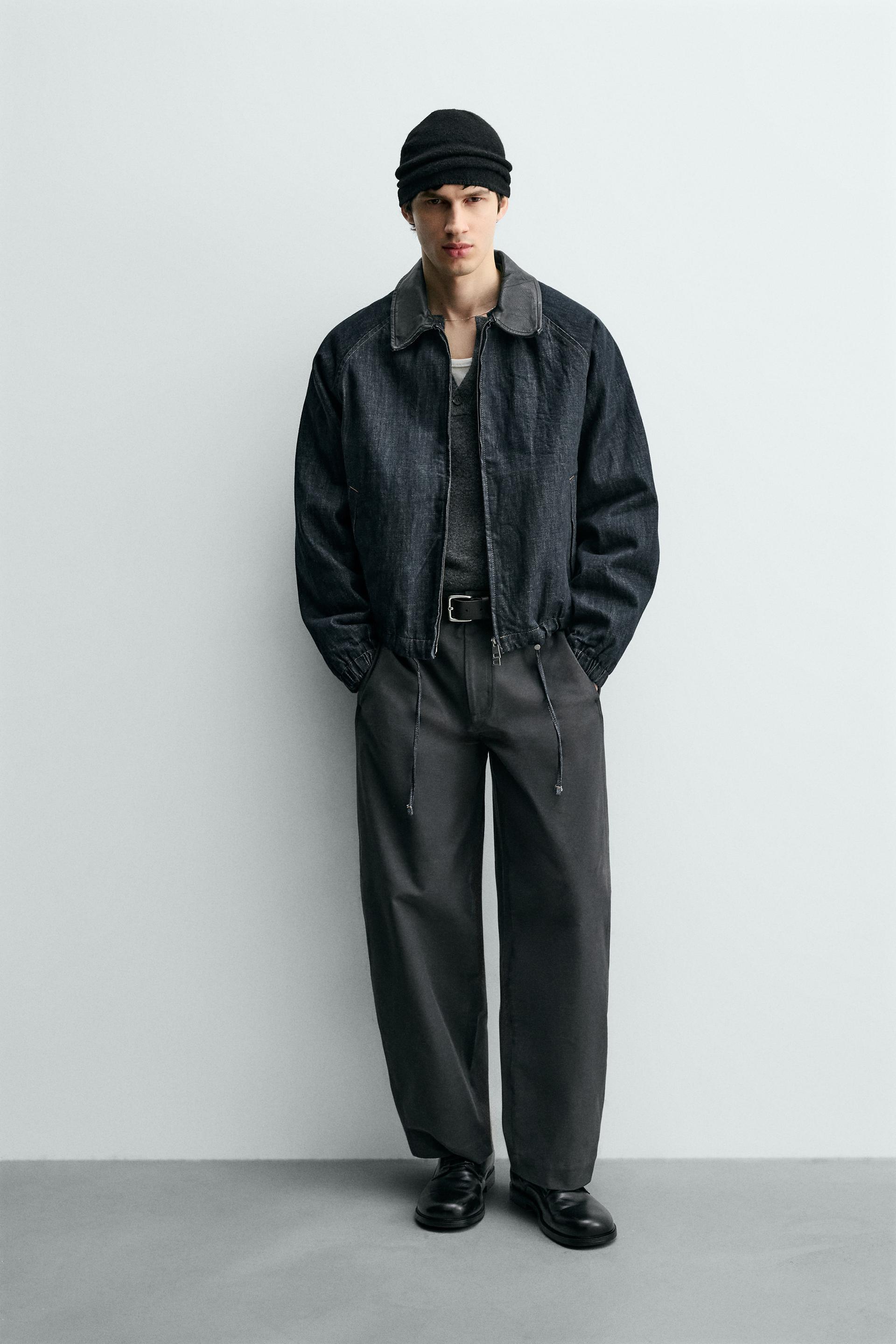 Contrast Collar Denim Jacket
