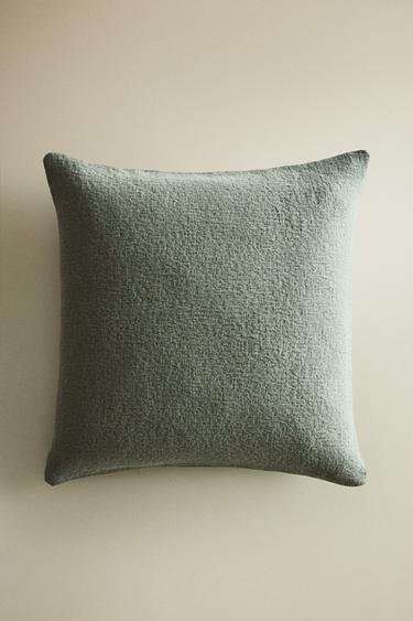 TEXTURED CUSHION COVER - Blue by Zara