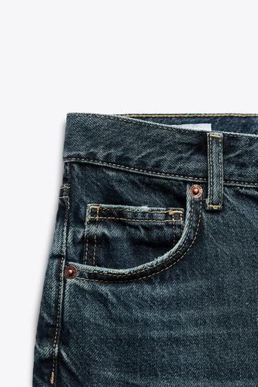 JEAN TRF WIDE LEG TAILLE HAUTE LONGUEUR COMPLÈTE - Indigo de Zara - Image 6
