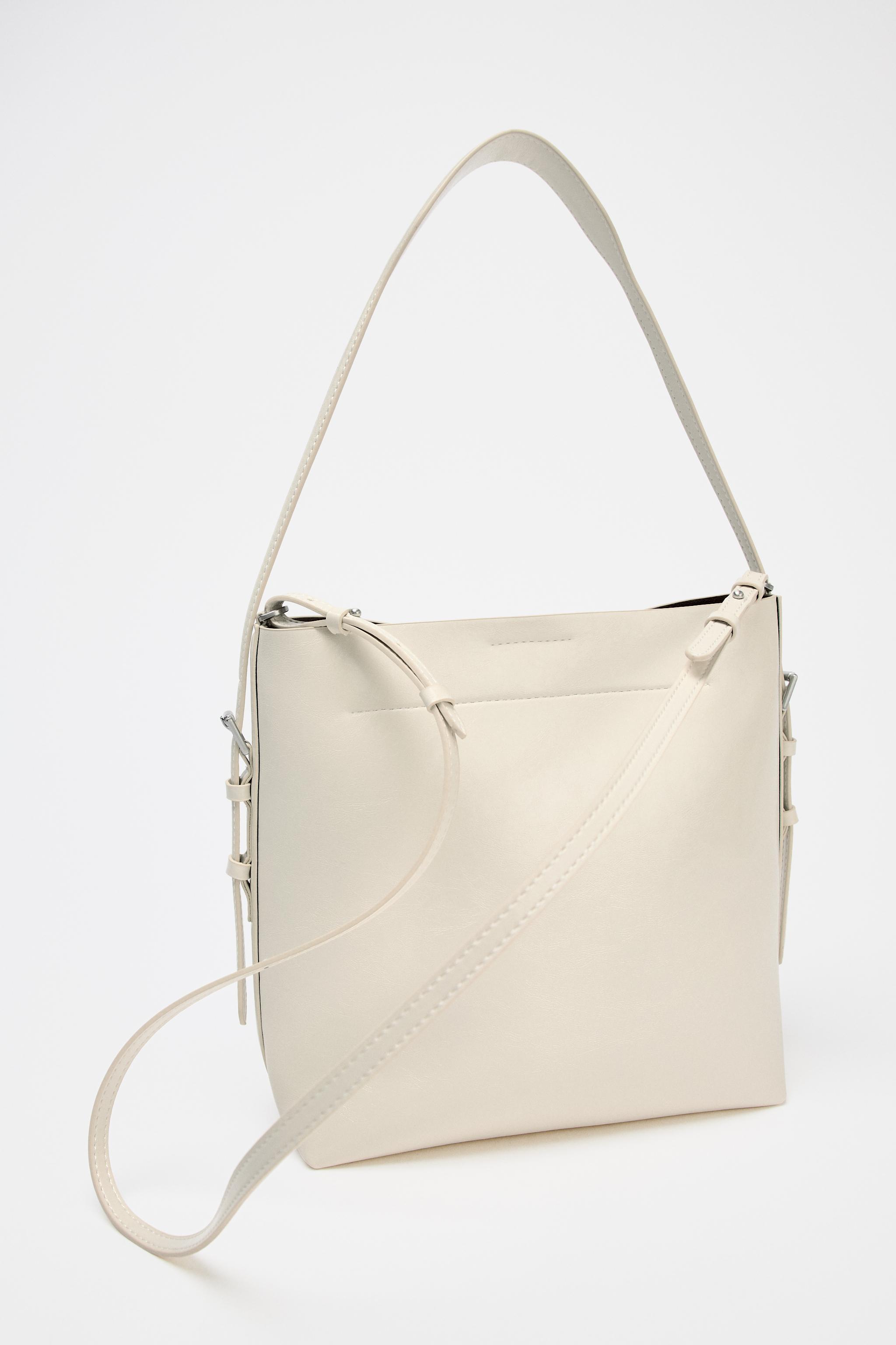 ミニシティバッグ バケットバッグ - エクリュ | ZARA Japan / 日本