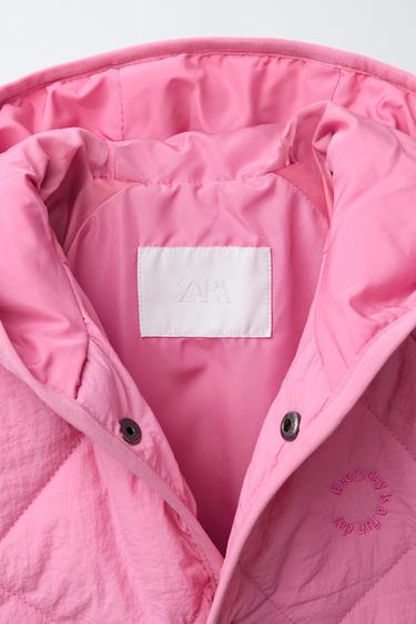 VESTE MATELASSÉE DÉPERLANTE - Rose de Zara - Image 6