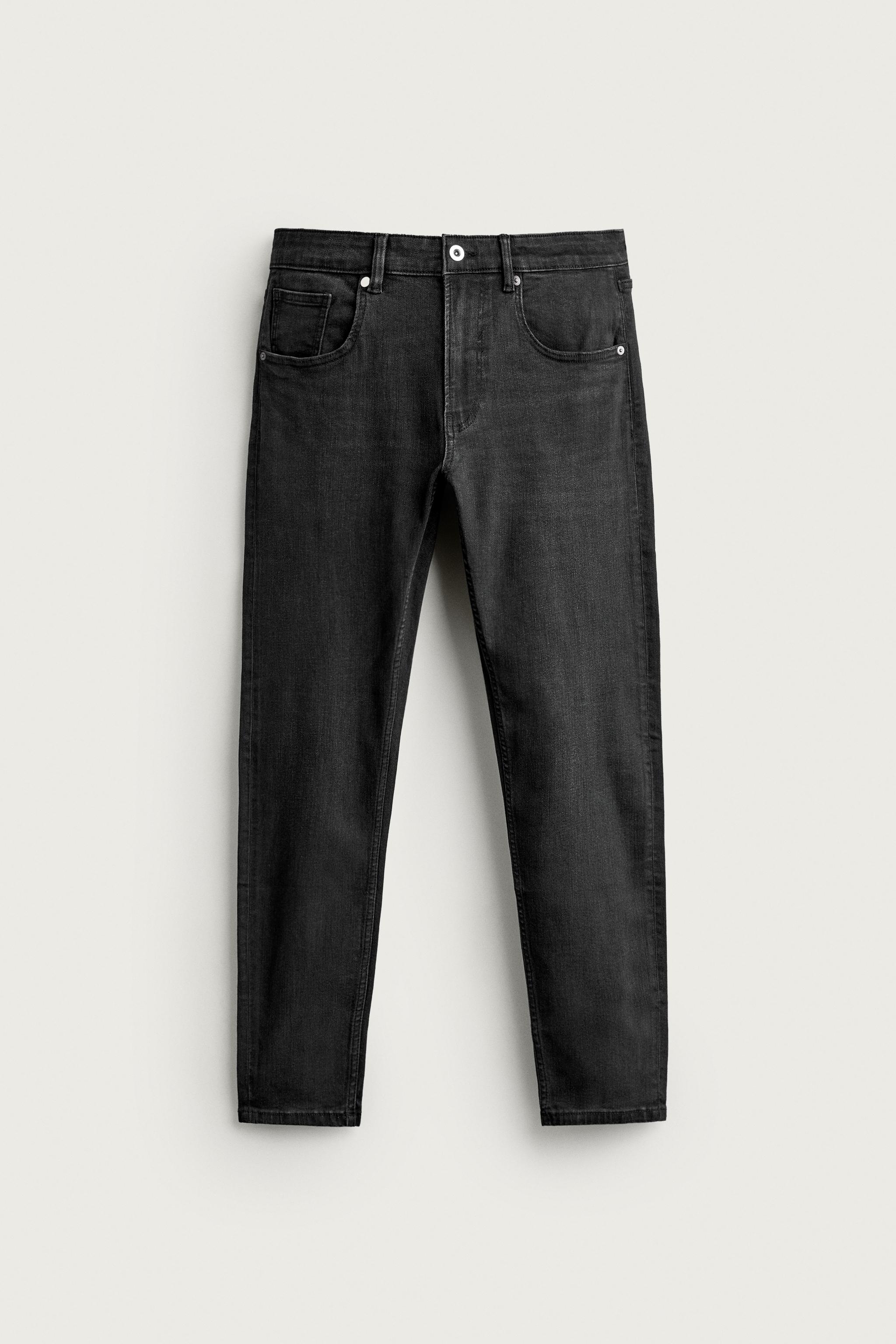 SKINNY FIT JEANS — Black
