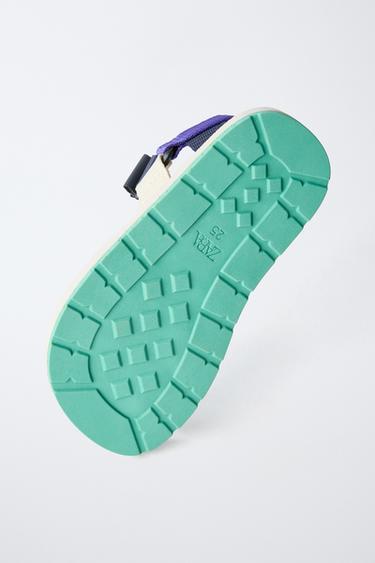 SANDALES TECHNIQUES COULEUR - Vert de Zara - Image 5