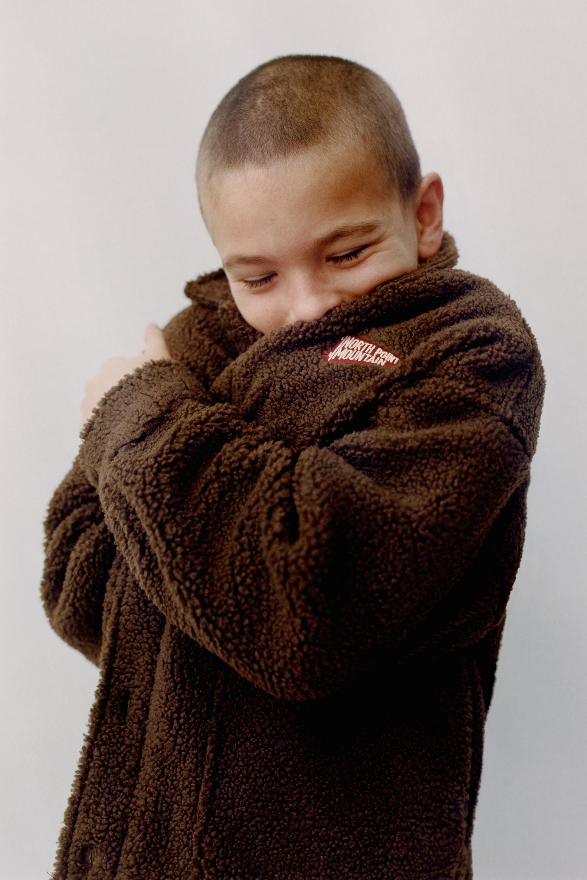 EMBROIDERED FLEECE OVERSHIRT