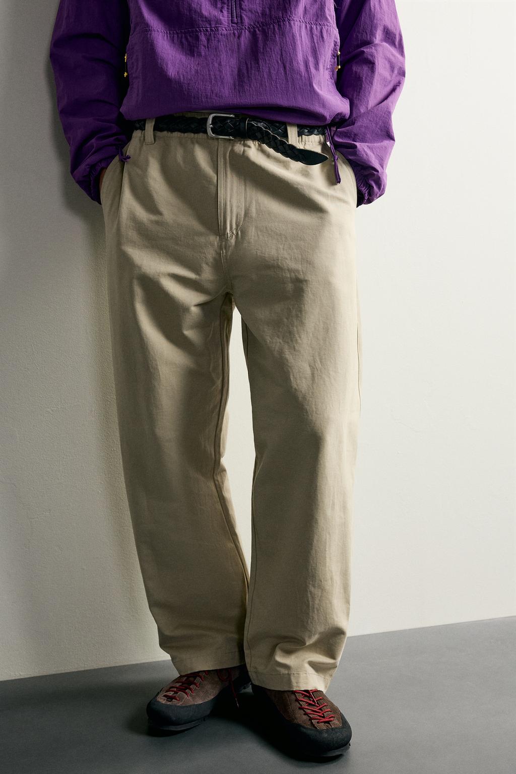 RELAXED FIT SOFT TROUSERS