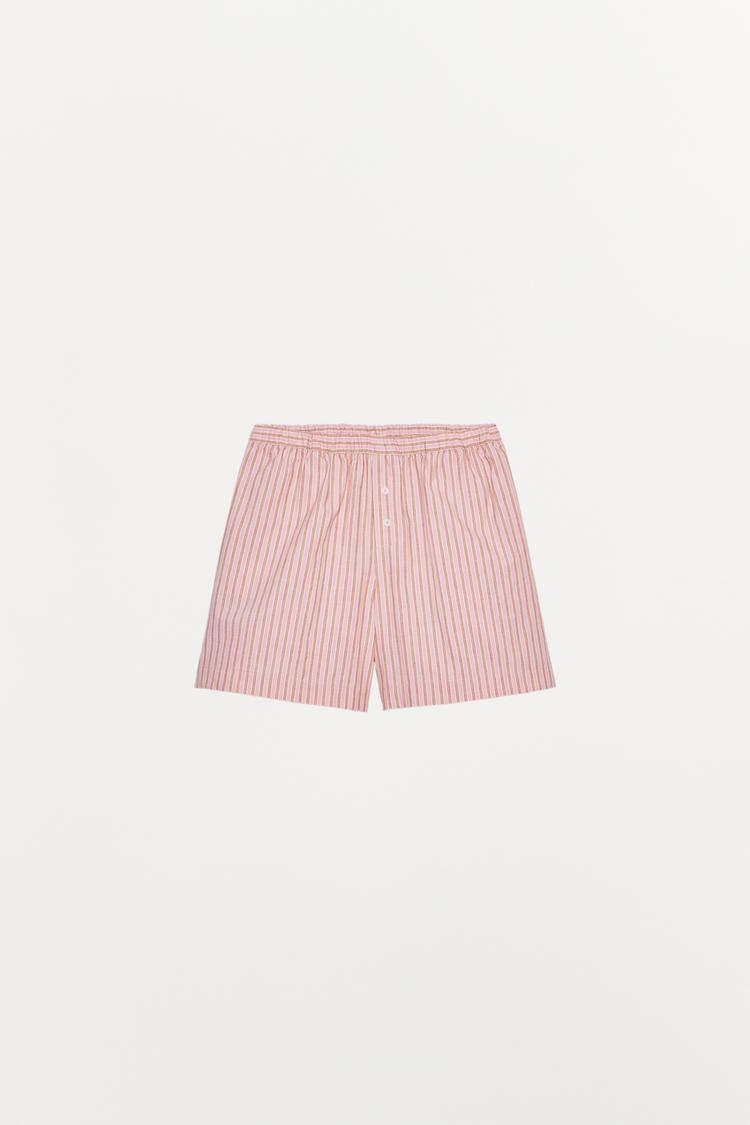 STRIPED SHORTS WITH COTTON