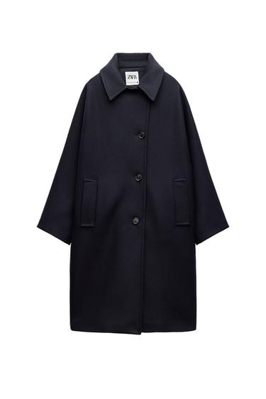 MANTECO WOOL BLEND OVERSIZE COAT ZW COLLECTION
