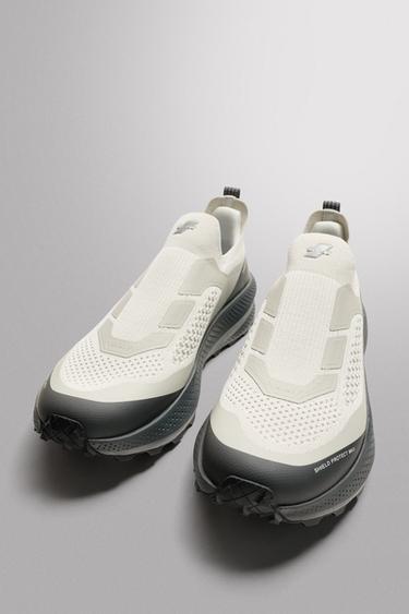 LACELESS TRAINERS - Grey by Zara - Image 1