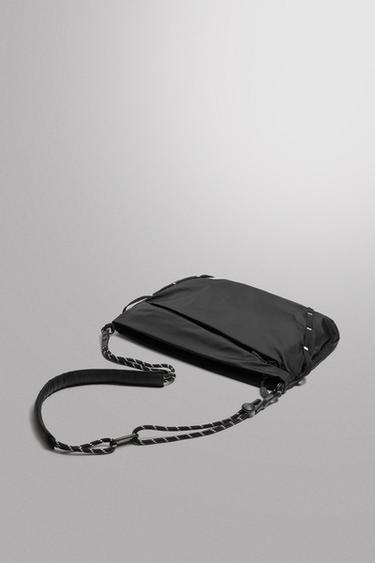 FOLDABLE SPORTS CROSSBODY BAG - Black by Zara - Image 1