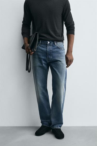 TEXANS STRAIGHT FIT - Blau de Zara