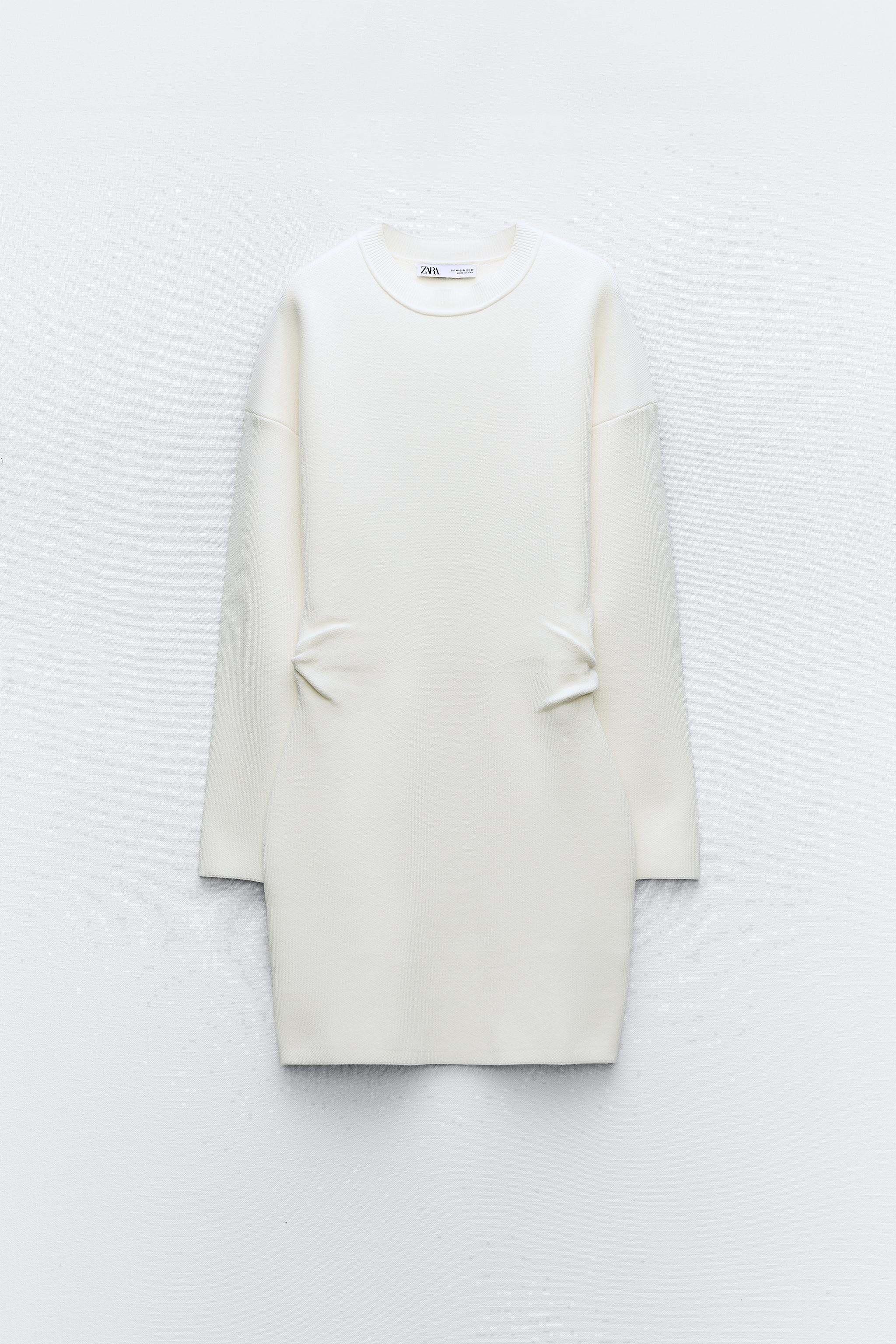 Zara cheap sweatshirt dress